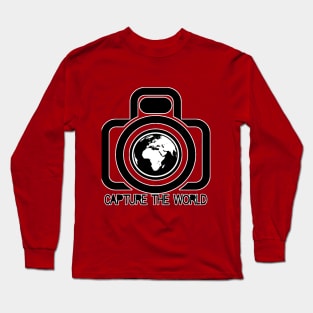 Bios Blog Camera+Globe Icon#03 Long Sleeve T-Shirt